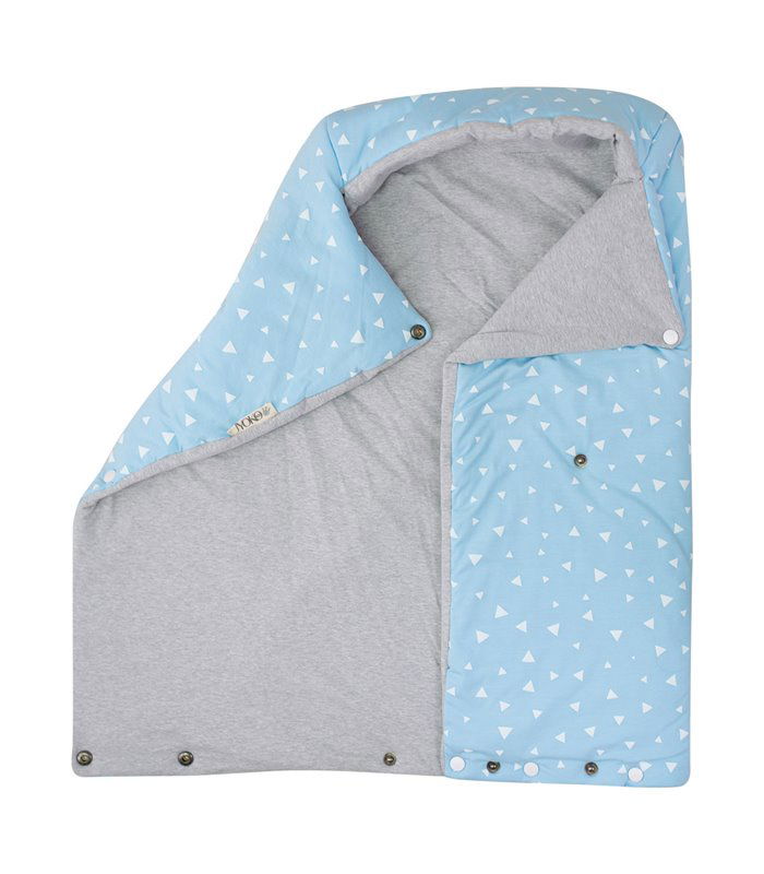 Saco capazo bebe - Vista interna y externa Blue Sparkles Saco capazo bebe - Vista interna y externa Blue Sparkles