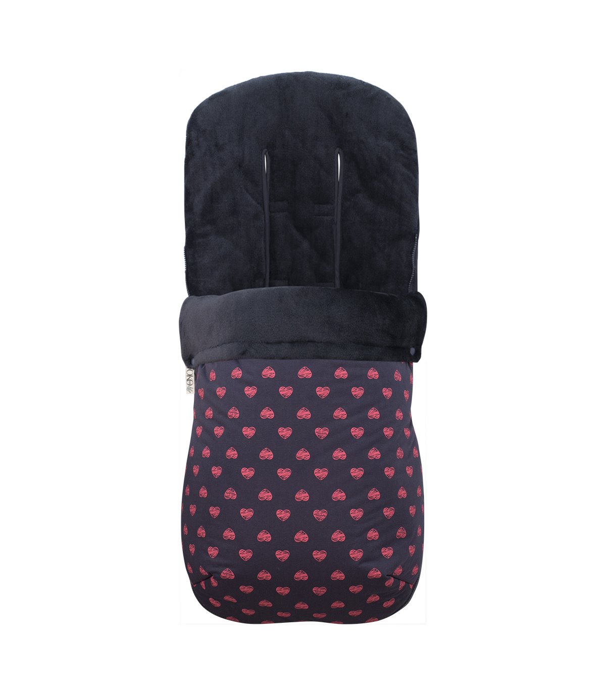 Saco silla paseo - Vista frontal Fluor Heart