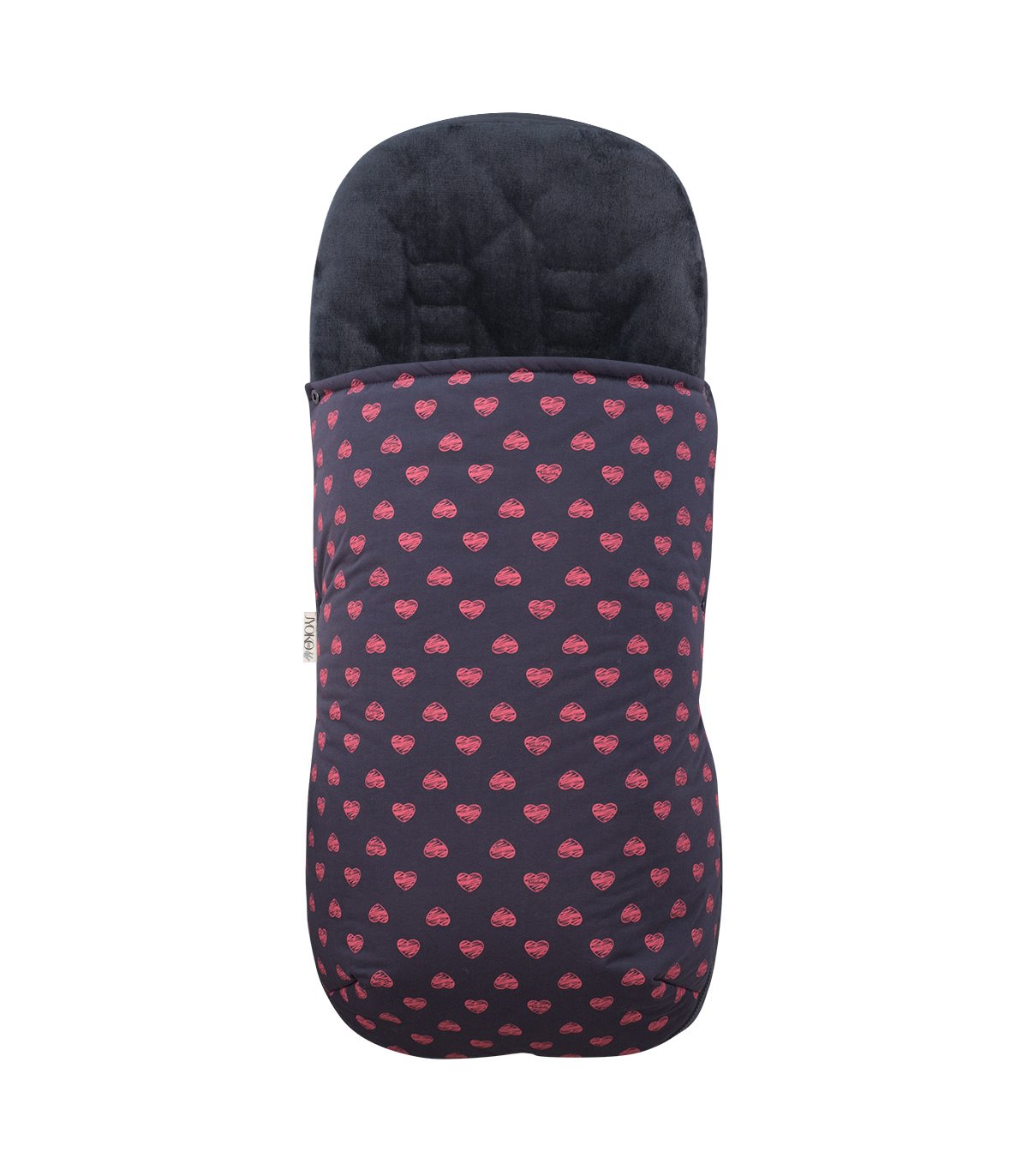 Saco silla paseo - Frontal desplegada Fluor Heart