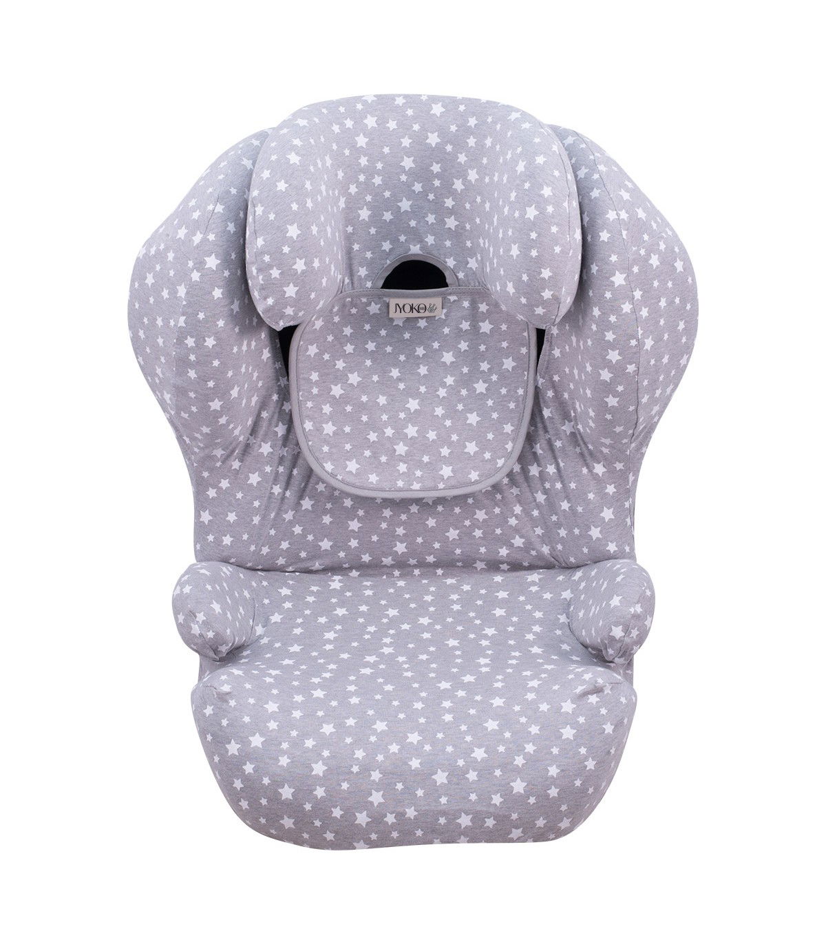 Cybex Juno Fix - Vista frontal White Star