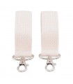 Ganchos para bolso carro bebe - Vista frontal Beige