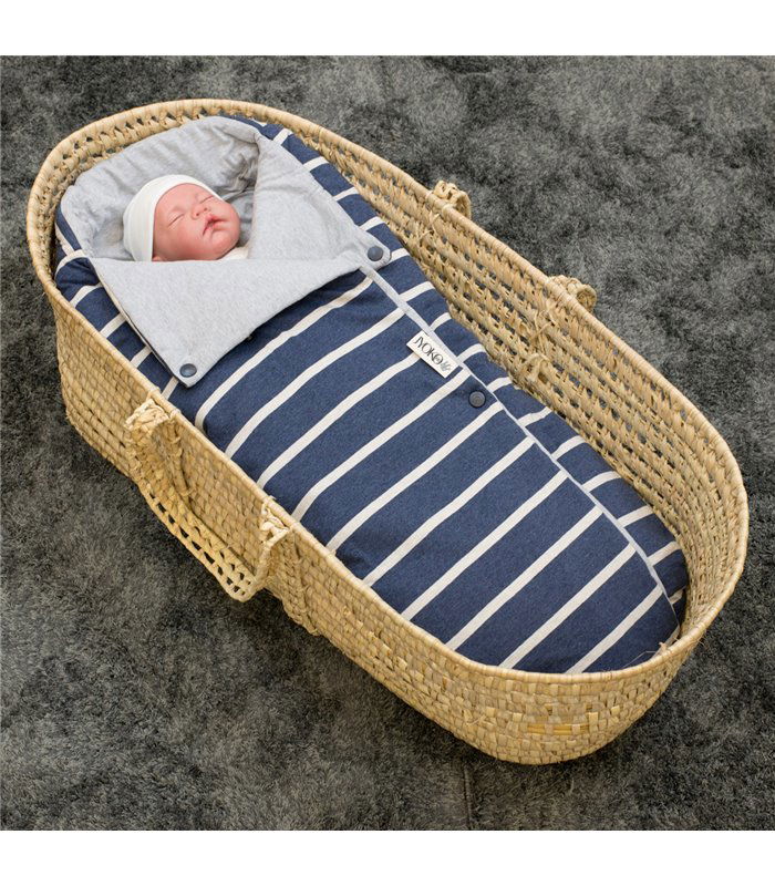 Saco capazo bebe - Vista de uso Sailor Stripes Saco capazo bebe - Vista de uso Sailor Stripes