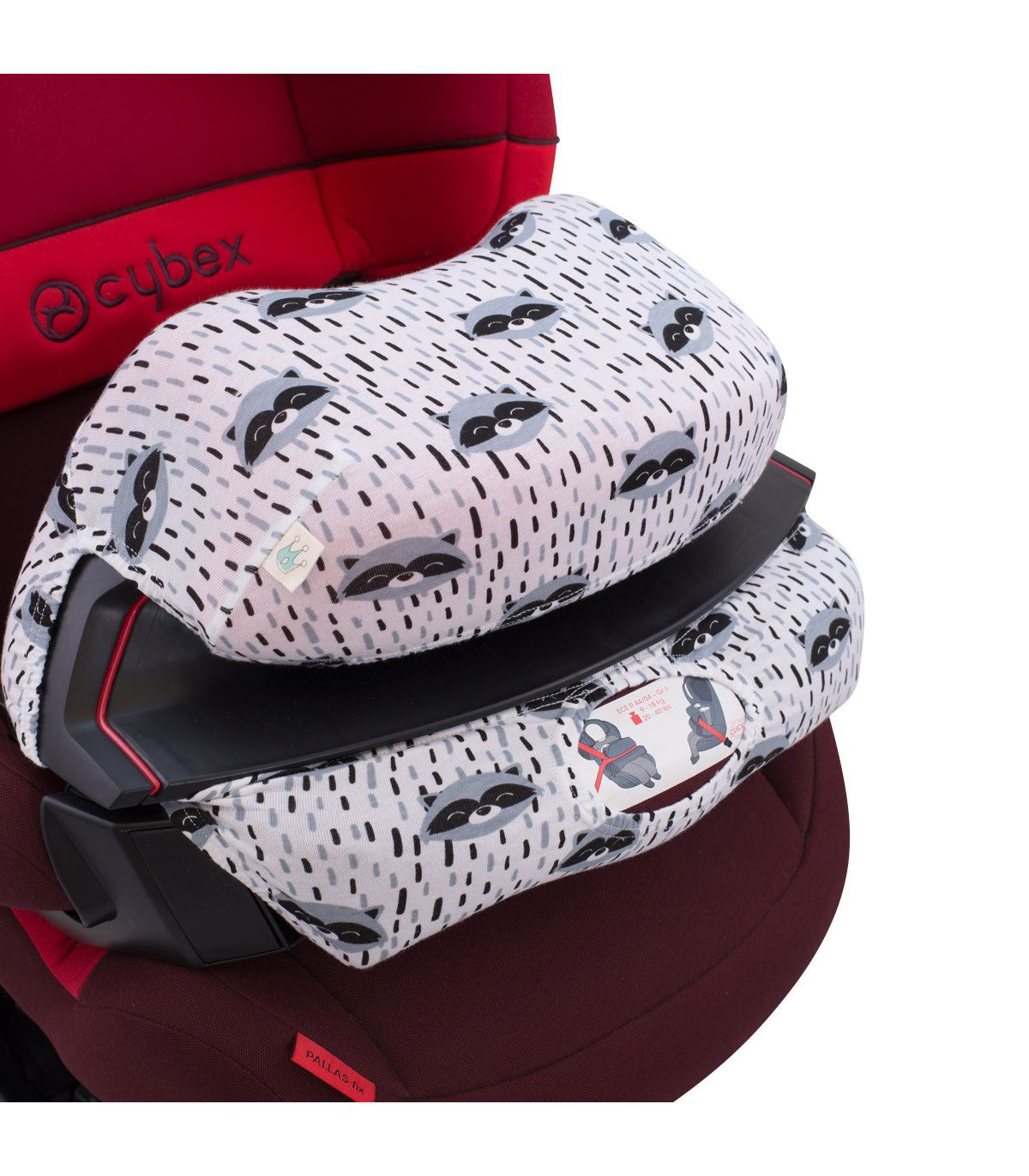 Cybex Pallas Fix - Detalle 3/4 Racoon Town