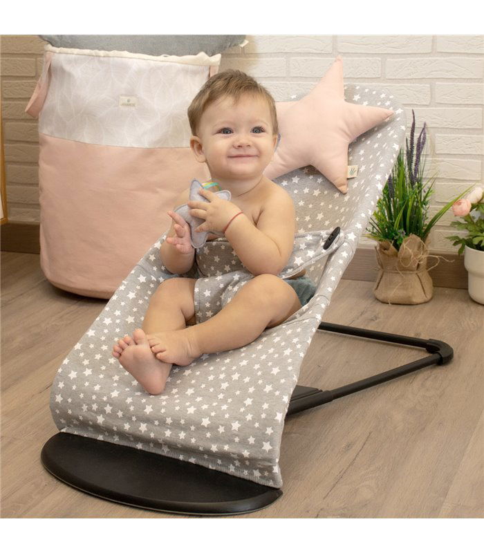 Funda hamaca babybjorn - Vista frontal White Star