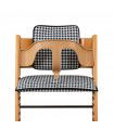 Conjunto de 3 almofadas evolutivas para cadeira alta Stokke Tripp Trapp - Front View Vichy