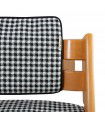 Conjunto de 3 almofadas evolutivas para cadeira alta Stokke Tripp Trapp - Vichy Front Detail