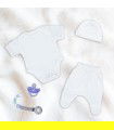 Conjunto primera puesta con Chupetero White Ivory - 2