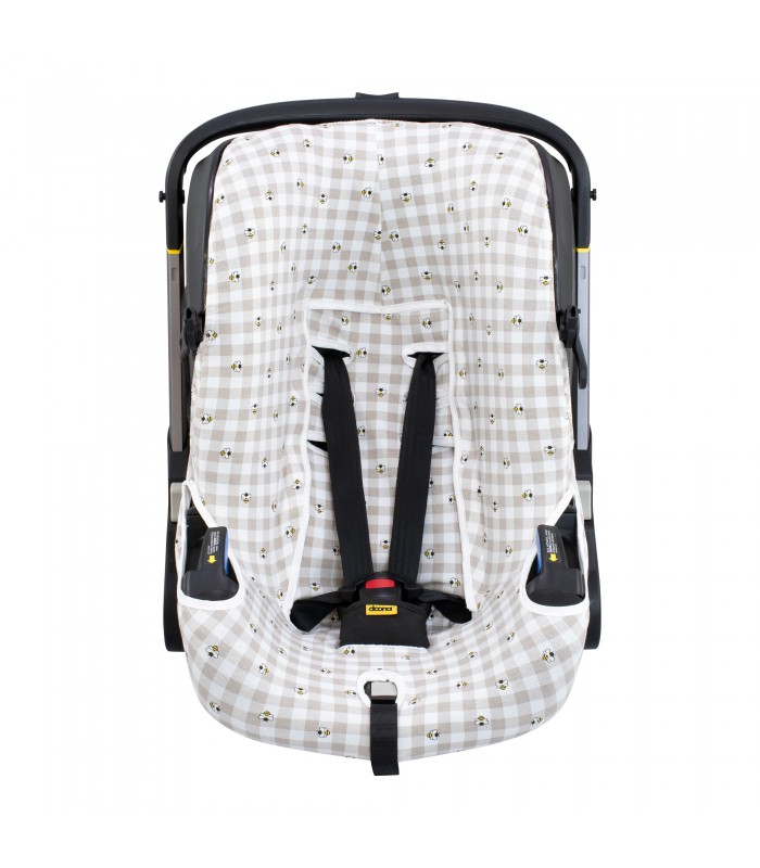 Paseo and Doona Plus stroller case - Picnic Vichy Front view