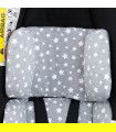 Réducteur compatible avec Dona et Doona Plus - Détail supérieur Vue d'étoile blanche