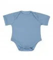 First Laying Body for Baby Blue Short Sleeve - Front View
