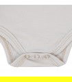 Premier corps de pose pour manchon court crème bébé - Boutons de détail
