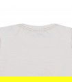 First Laying Body for Baby Cream Short Sleeve - Detail Rear Neck