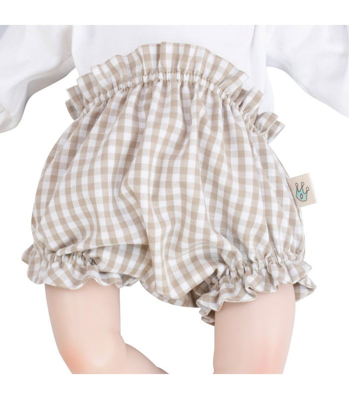 Culotte Gold Vichy - Frontal Lifestyle Culotte Gold Vichy - Frontal Lifestyle