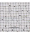 Bugaboo butterfly picnic vichy chair mat - printed detail