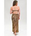 Set aus Oberteil und Rock mit Leopardenmuster - 4