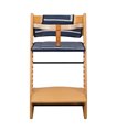 Stokke Tripp trapp - Vista frontal das listras de marinheiro