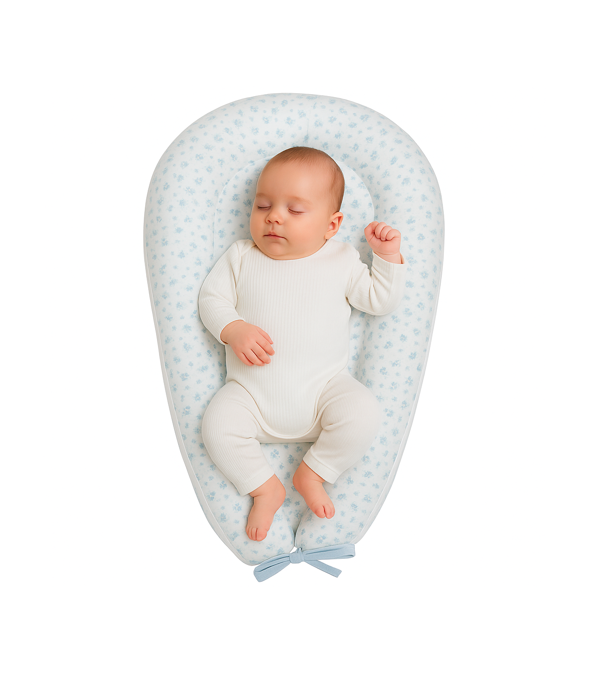 Baby Nest Muslin Blue Skulls - 2