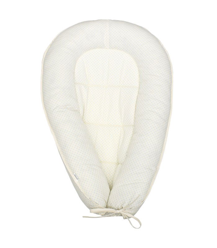 Babynest Musselin Blue Dots - 1
